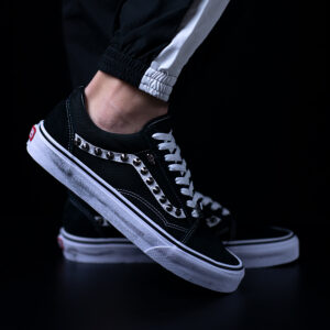 vans don't start now old skool sneakers personalizzate da dressed